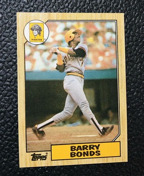 Barry bonds topps - 1986 Topps Traded Tiffany Barry Bonds #11T. Topps printed around 5,000 copies of its 1986 Traded Tiffany Barry Bonds #11T. Yes, that’s right. 5,000. It was also only available in a limited edition of the main 1986 Traded set. We discussed the 1987 Topps Tiffany Barry Bonds #320 and its scarcity.